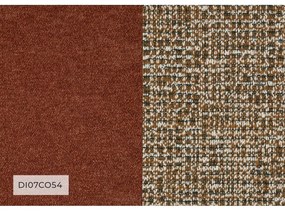 Divano color mattone allungabile 237 cm Wilson – Miuform