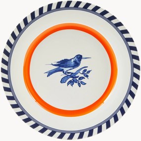 Set di 2 piatti piani Bird Patterned