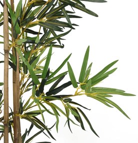 Albero Bambù Artificiale 1104 Foglie 180 cm Verde