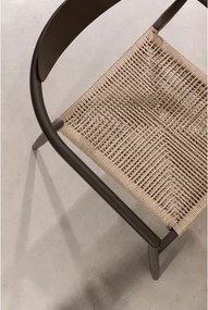 Sedia Da Esterno In Alluminio Con Braccioli Impilabile Linares Antracite Bizzotto