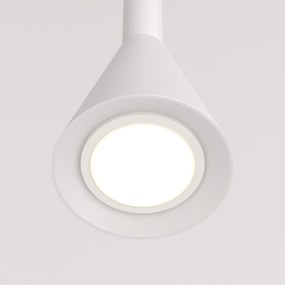 Lampadario A Sospensione Moderno Arrow Metallo Bianco 1 Luce Gu10 40W