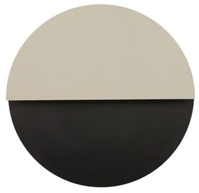 Applique a LED LUNA LED/7W/230V diametro 36 cm nero/beige