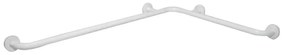 Maniglione di sicurezza ad angolo in acciaio 65x100 cm bianco