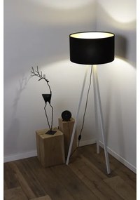 Lampada da terra STANDART 1xE27/60W/230V nero/bianco