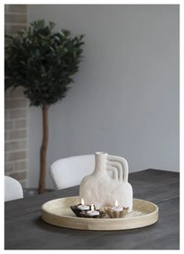 Vaso color crema in ceramica (altezza 19,5 cm) - House Nordic