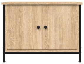 Mobile tv con ante rovere sonoma 60x35x45 cm legno multistrato
