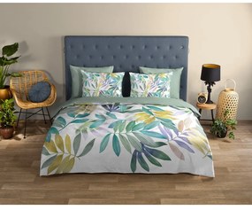 Set copripiumino e federa verde in cotone per letto singolo 140x200 cm Marcus – Good Morning