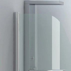 Parete vasca 85cm girevole altezza 140cm | KV10 - KAMALU