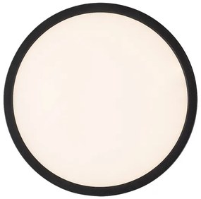 Rabalux 71096 - Plafoniera LED GONZALO 24W/230V, Ø29 cm, nero