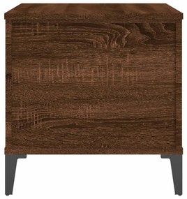 Tavolino Salotto Rovere Marrone 60x44,5x45 cm Legno Multistrato