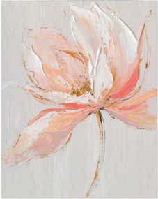 Quadro su tela dipinto a mano Silk Flower
