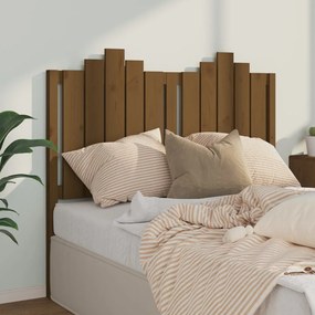 Testiera Per Letto Ambra 126x4x110 Cm Legno Massello Di Pino /