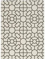 Osborne & Little Carta da parati Knot Garden - Linen/ Charcoal