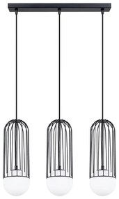 Sollux SL.1334 - Lampadario a sospensione con filo BRINA 3xG9/8W/230V nero