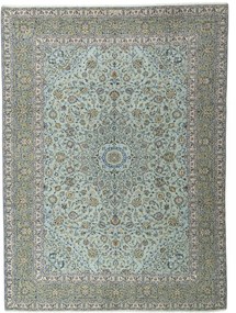 Kashan Tappeto persiano 420x310 Blu (Iran) Annodato A Mano