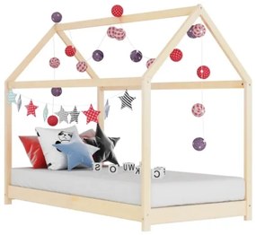 Giroletto per Bambini in Legno Massello di Pino 80x160 cm