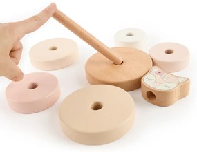 Bieco - Torre impilabile in legno - cerbiatto Ella