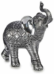 Statua Decorativa Elefante Argentato 21,5 x 20 x 8 cm (6 Unità)