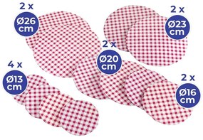 Set di coperchi universali in plastica – Maximex