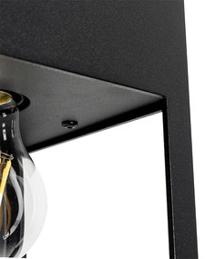 Plafoniera moderna nera 2 luci - Cela