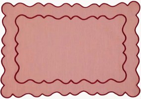 Tovaglietta americana con bordo ricamato Ondulado