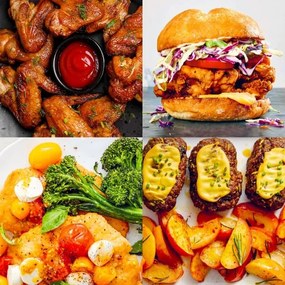 TESLA Electronics AirCook - Friggitrice digitale multifunzionale ad aria calda 11 l 2000W/230V