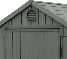 Casetta da Giardino Porta Attrezzi 125,8x117x205 cmin Evotech+ Keter Darwin 4x4 Verde...