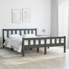 Giroletto Grigio İn Legno Massello 140x190 Cm /