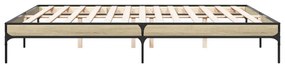 Giroletto rovere sonoma 200x200 cm legno multistrato e metallo