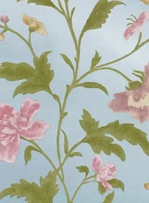 Little Greene Tapete China Rose - Blue Lustre