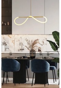 Lampadario LED a sospensione su cavo SUPREME LED/18W/230V 80 cm oro