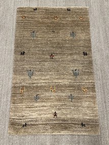 Gabbeh Tappeto 110x70 Marrone (Iran) Annodato A Mano