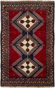 Gabbeh Tappeto 130 x 220 (Iran) Annodato A Mano