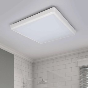 Plafoniera LED Arcchio Augustin, 40 x 40 cm, bianco, IP54