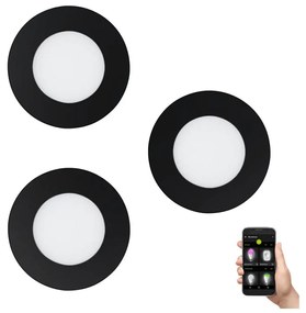 Eglo 900105-SET 3xLED Lampada da bagno dimmerabile FUEVA-ZLED/2,8W/230V IP44