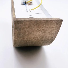 Brilagi - Lampada da parete LED CARVALHO 1xE27/60W/230V rovere noce