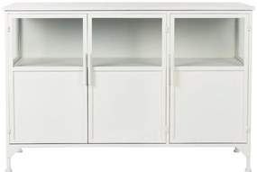 Vetrina in metallo bianco 35x80 cm Miya - White Label