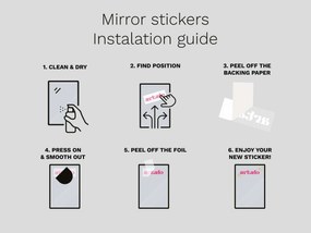 Adesivo per specchio S12 – You look good