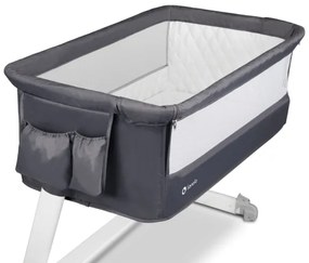 Lionelo - Lettino da viaggio THEO Grigio scuro