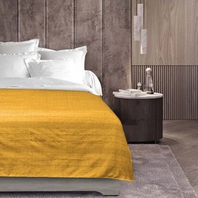 Copriletto giallo 220x240 cm Lucile - douceur d'intérieur