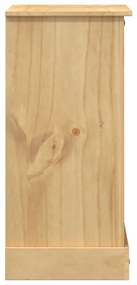 Cassettiera corona 80x43x91 cm in legno massello di pino