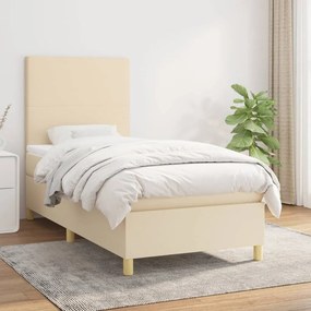 Giroletto A Molle Con Materasso Crema 80x200 Cm İntessuto /