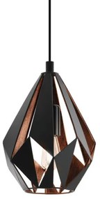 Eglo 49997 - Lampadario a sospensione con filo CARLTON 1xE27/60W/230V