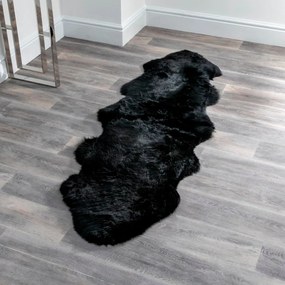 Montone nero Doppio, 60 x 240 cm - Native Natural