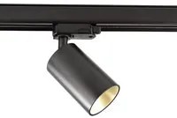 Faretto LED trifase binario track faro attacco lampada GU10 intercambiabile luci ufficio negozio vetrina LED COLORE NERO