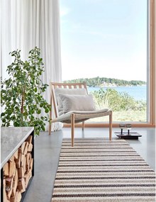 Passatoia da interno/esterno beige 70x240 cm Teo Brown – Pappelina