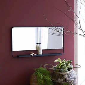 Tikamoon - Specchio orizzontale in metallo Element 80x40 cm