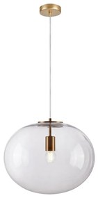 Lampadario a sospensione con filo CAMPANIA 1xE27/60W/230V oro