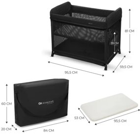 KINDERKRAFT SELECT - Culla da viaggio MOON DREAM nero