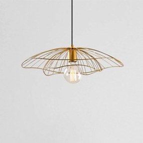 Opviq Lampada a sospensione Tel 6502, colore oro, metallo, Ø 50 cm